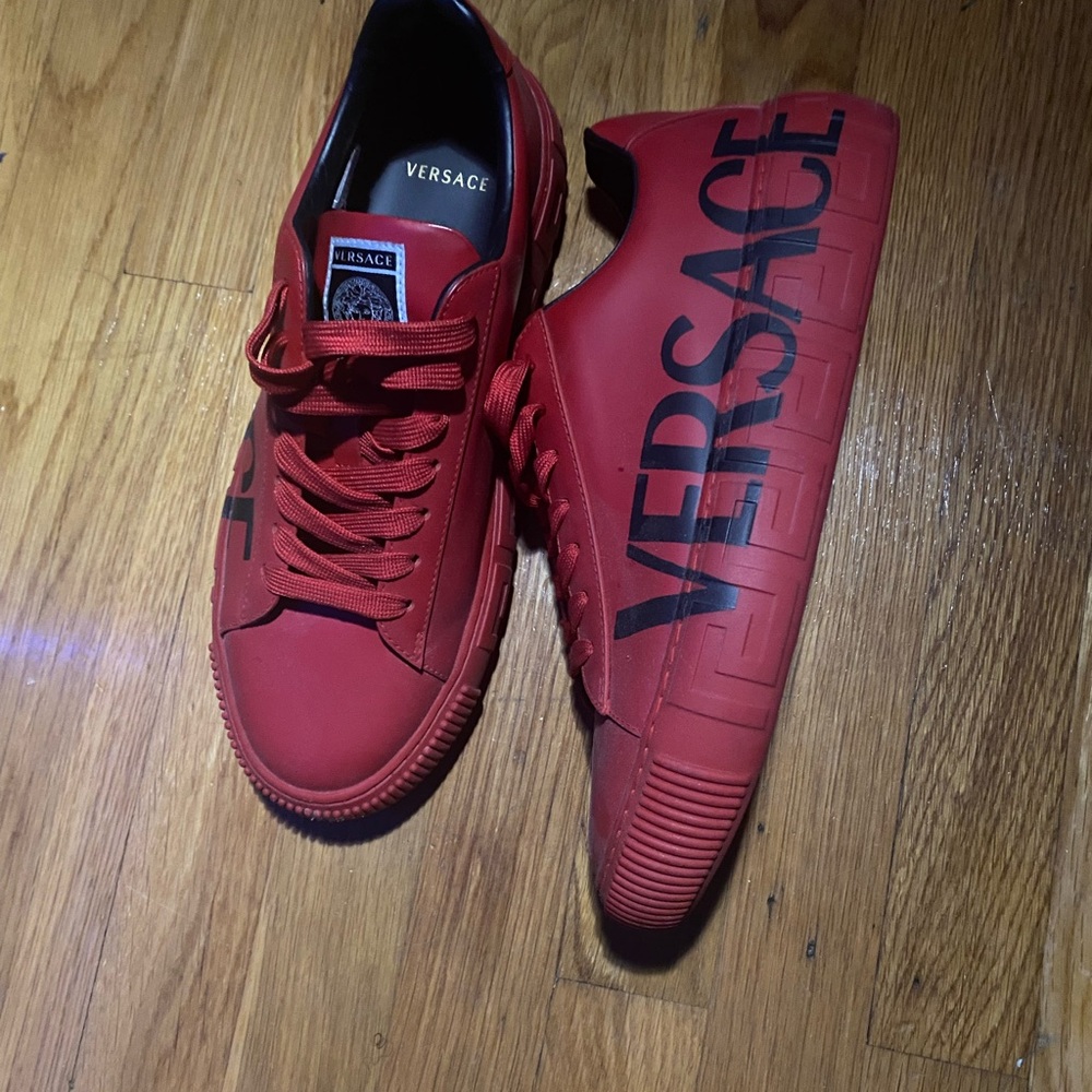 Versace Red Sneakers
